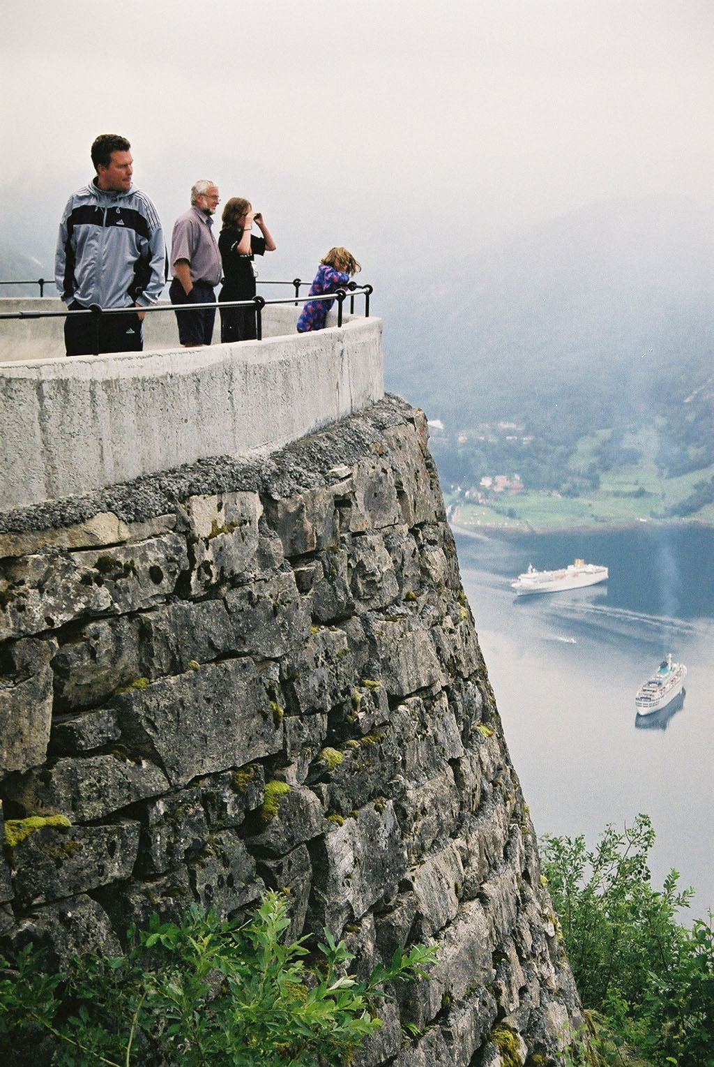 Utsikt över Geiranger