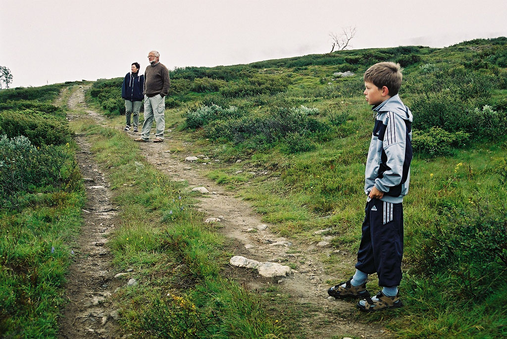 Jonathan, Barbro och Rego på Dovrefjell