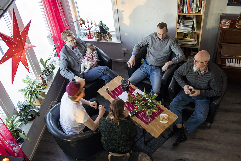 Utsikt från loftet
