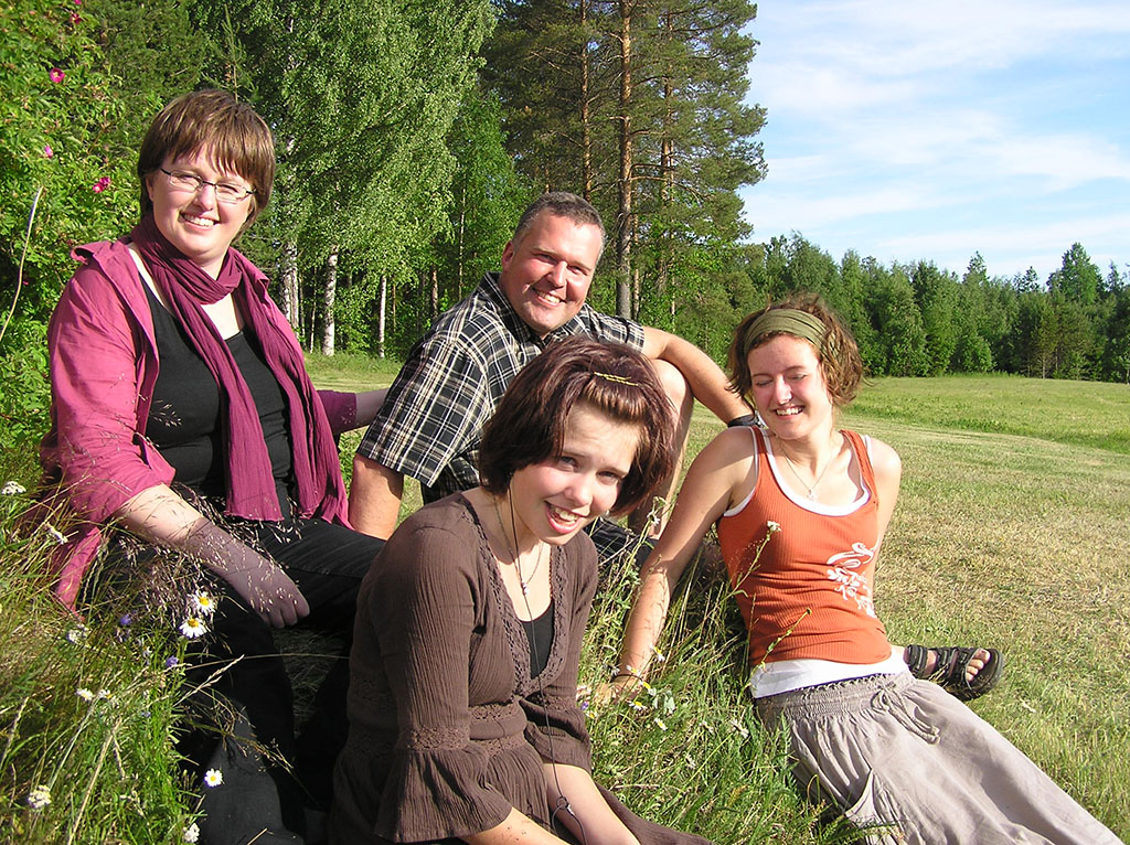 Bia, Jonas, Daniela och Johanna
