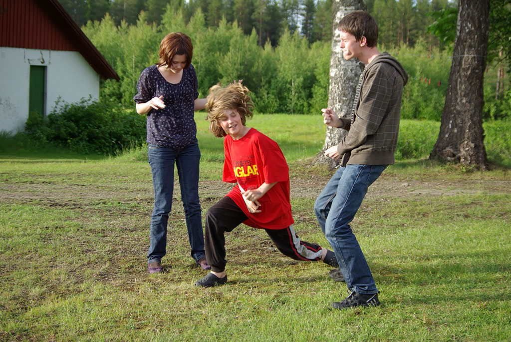 Daniela, Johannes och Jonathan