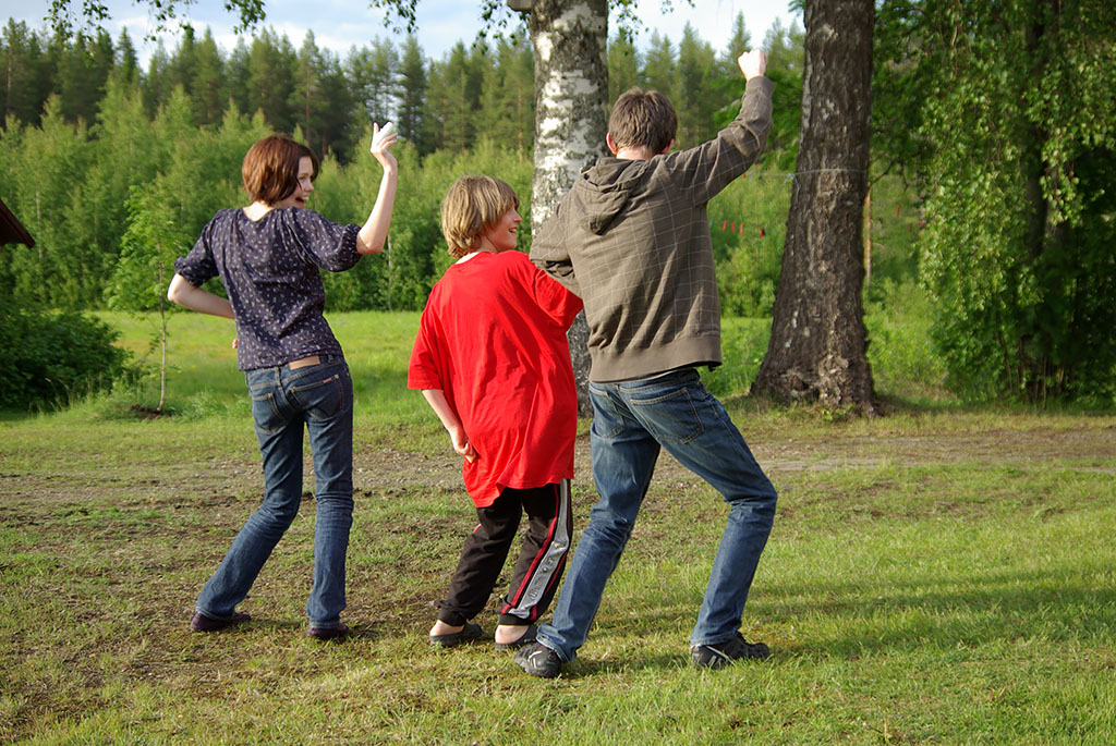 Daniela, Johannes och Jonathan
