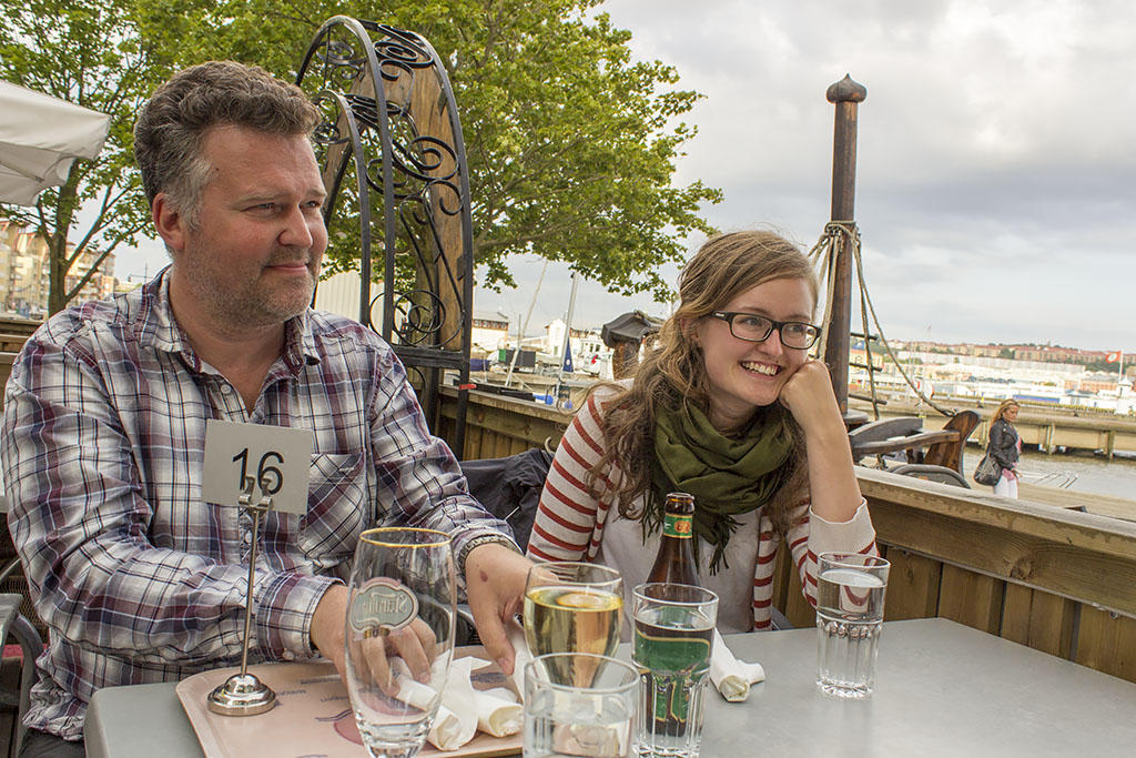 Jonas och Johanna på Lindholmen, Göteborg