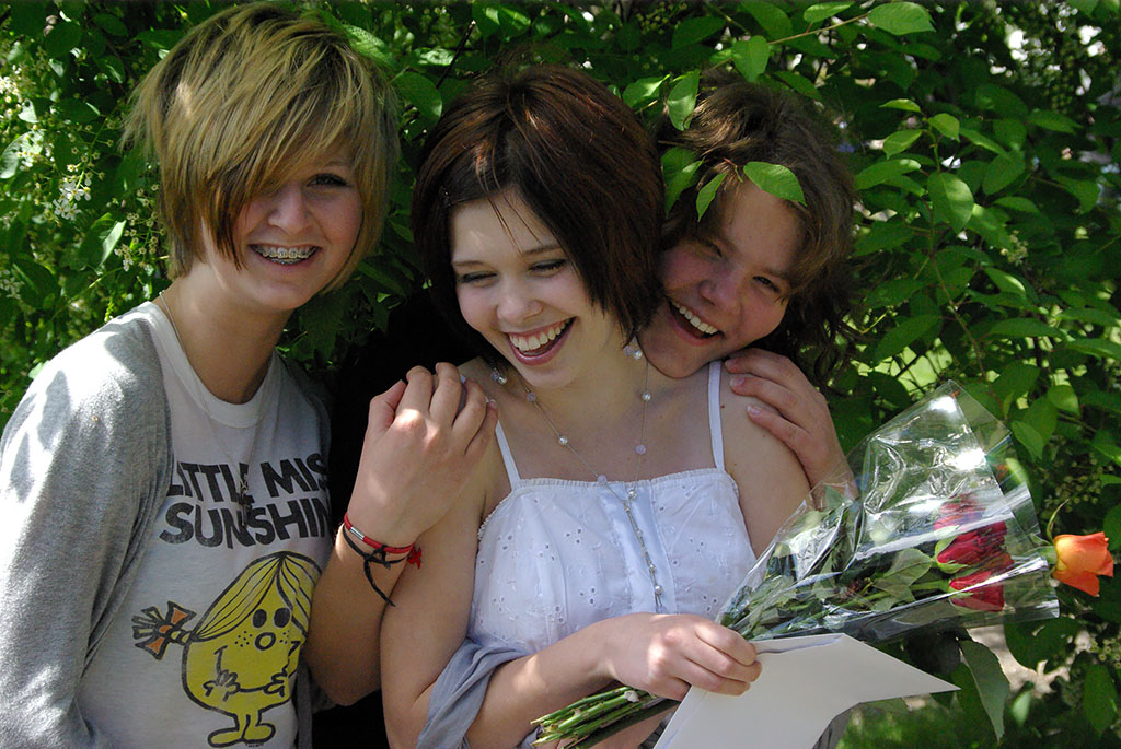 Anna, Daniela och Erika