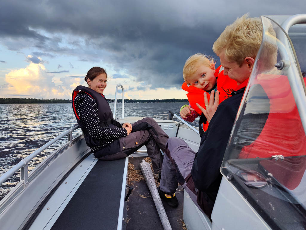Båttur på Falmarksträsket