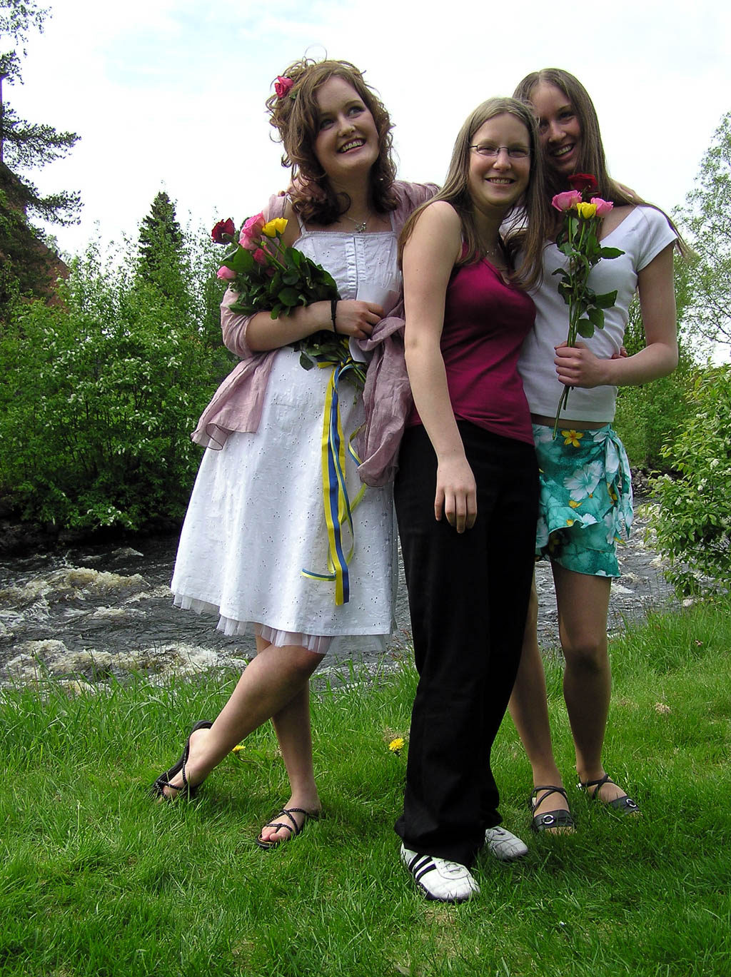 Johanna, Emelie och Linda