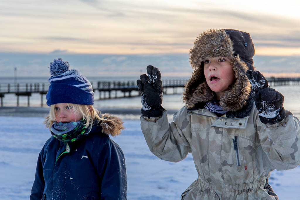 Aron & Signe på Skrea strand