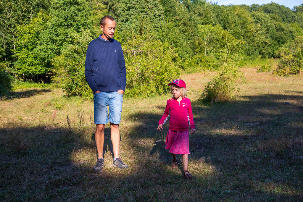 Markus och Signe i Stenshuvuds naturreservat