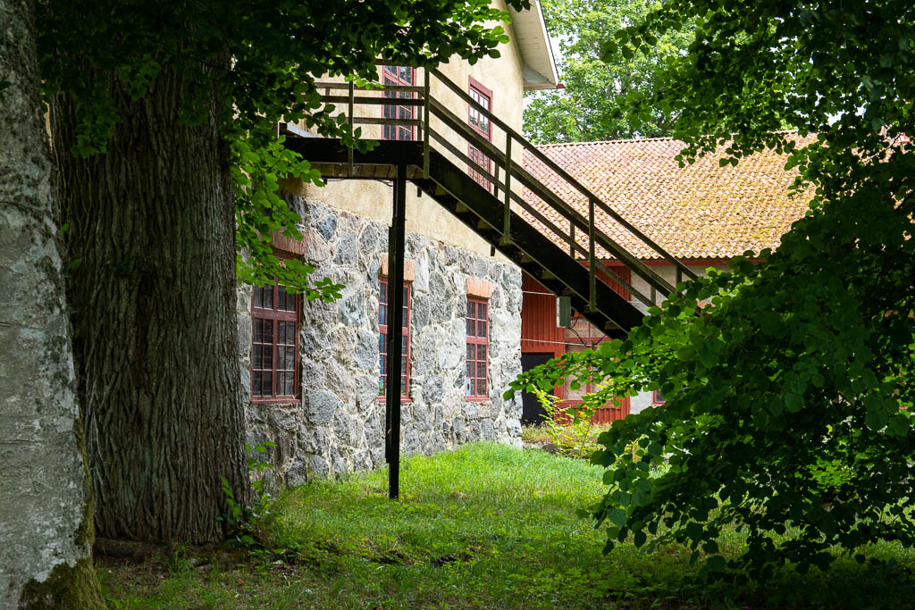Trappa vid mekaniska verkstaden