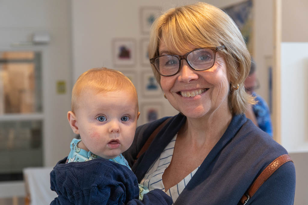 Nora och Ina på Kulturgatan