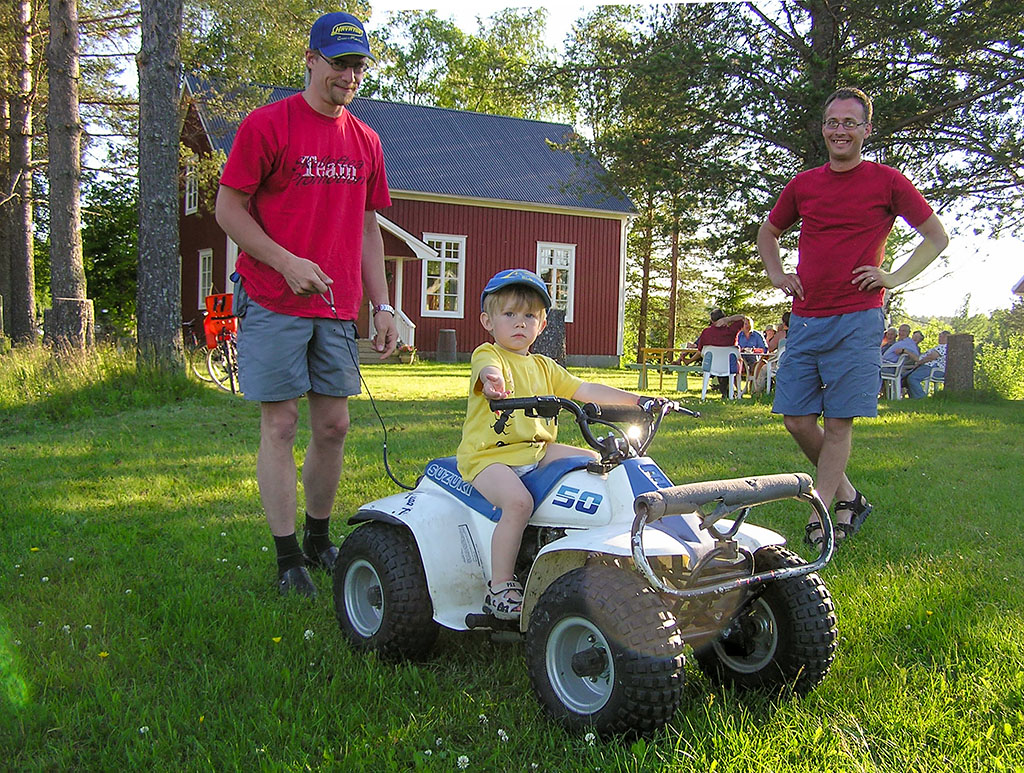 Tobias, Colin och Björn