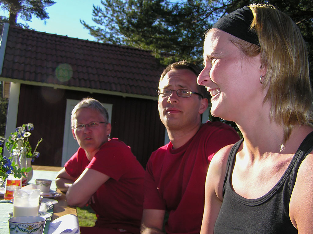 Susanne, Björn och Erika
