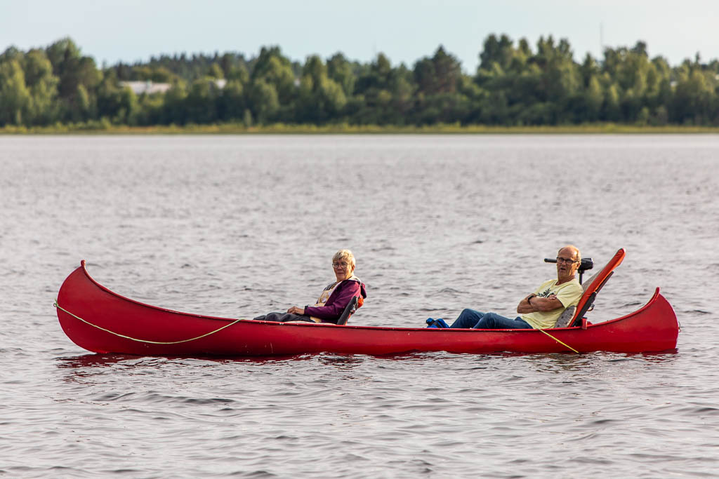 Vilsamt i kanot