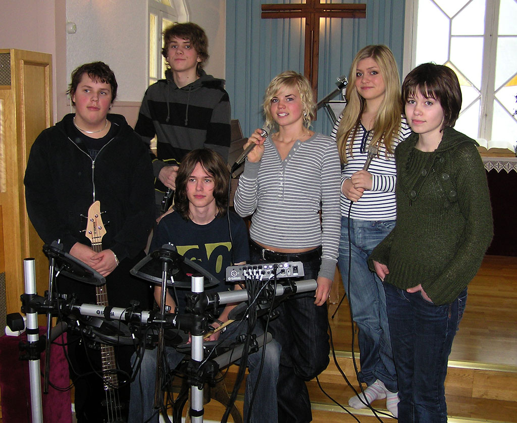 Christoffer, Samuel, Jonathan, Maria, Evelina, Daniela