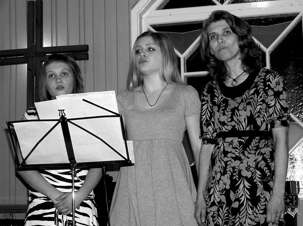 Mirjam, Evelina och Eva