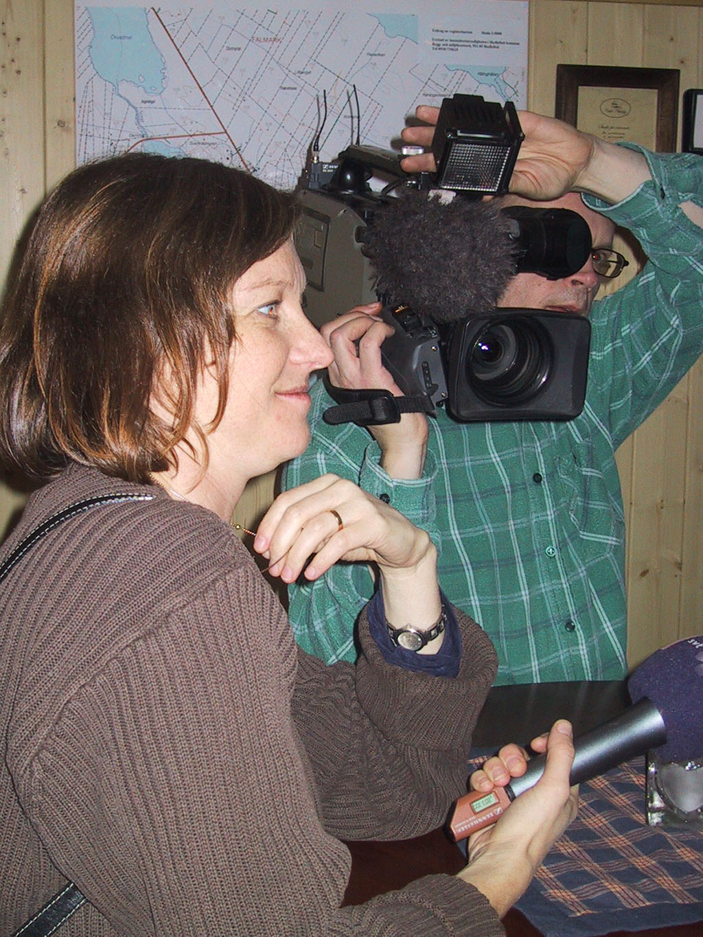 Inspelning av SVT-reportage om Klubbis