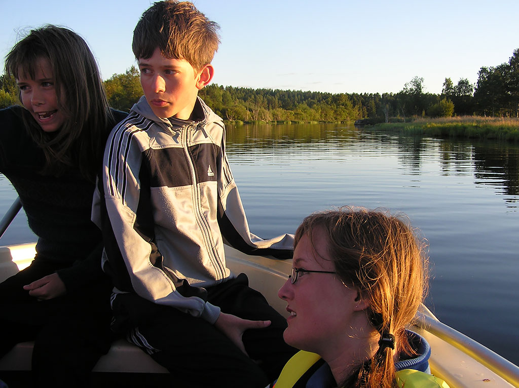 Daniela, Jonathan och Johanna