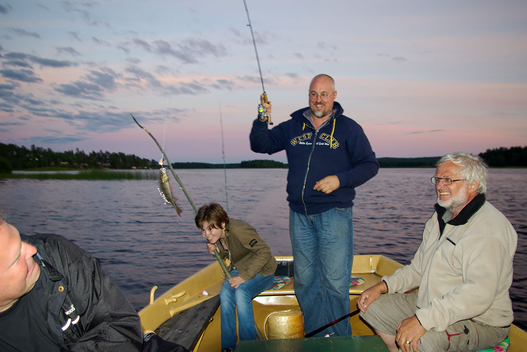Fiske med spö också vid kräftfisket