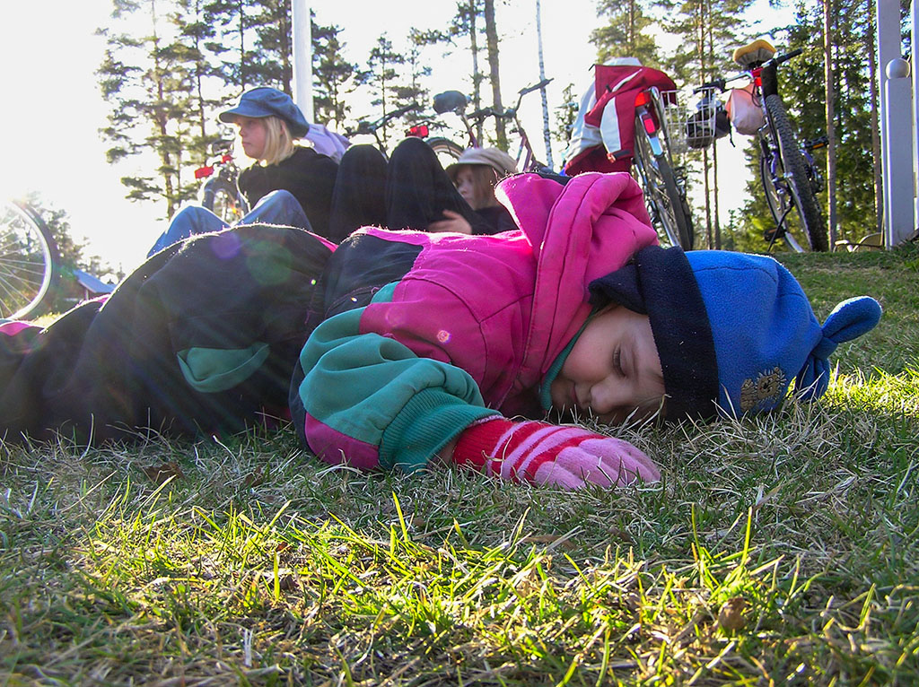 Elin har somnat
