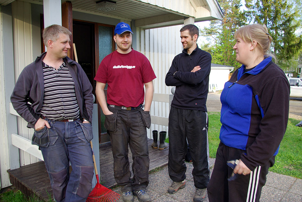 Erik, Dick, Jonas och Susanne