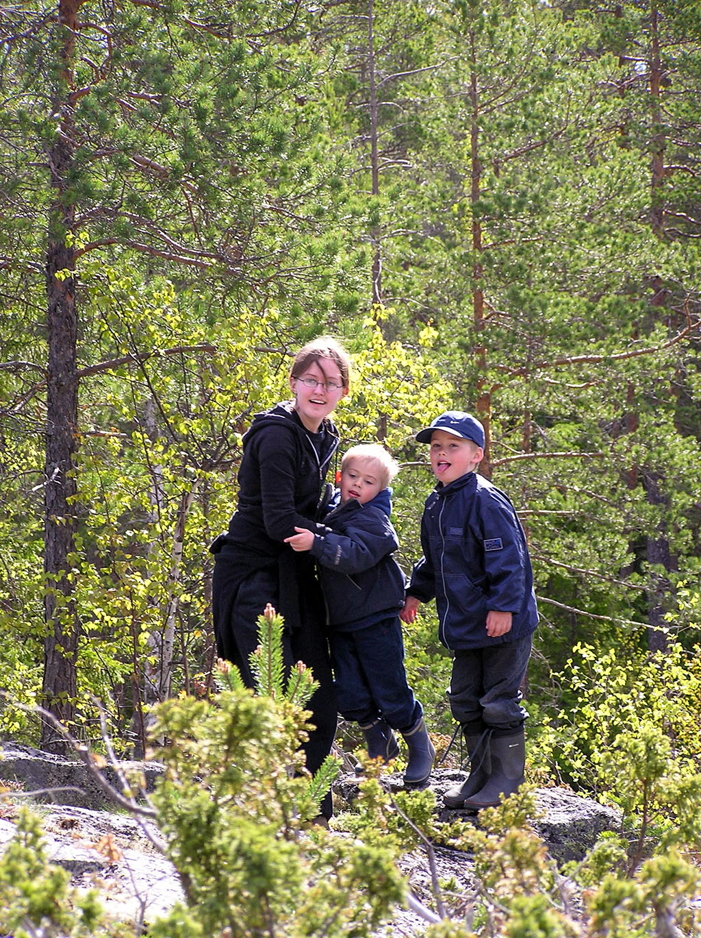 Johanna, Elias och Simon