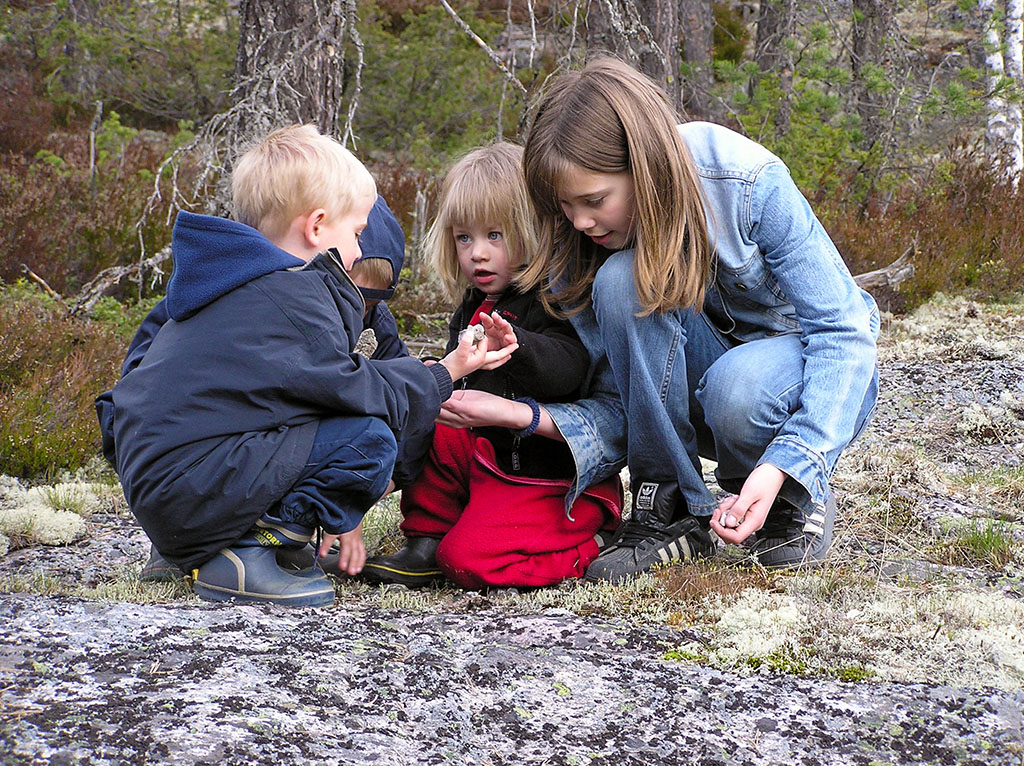 Elias, Linnea och Daniela