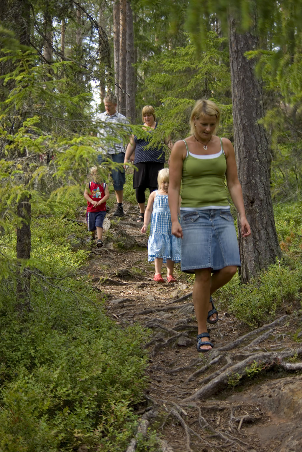 Erika, Lovisa, Frans, Susanne och Erik