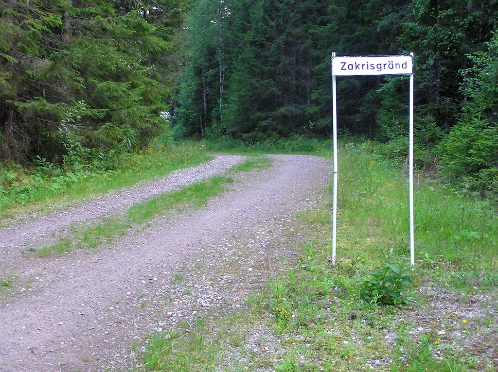 Skylt Zakrisgränd