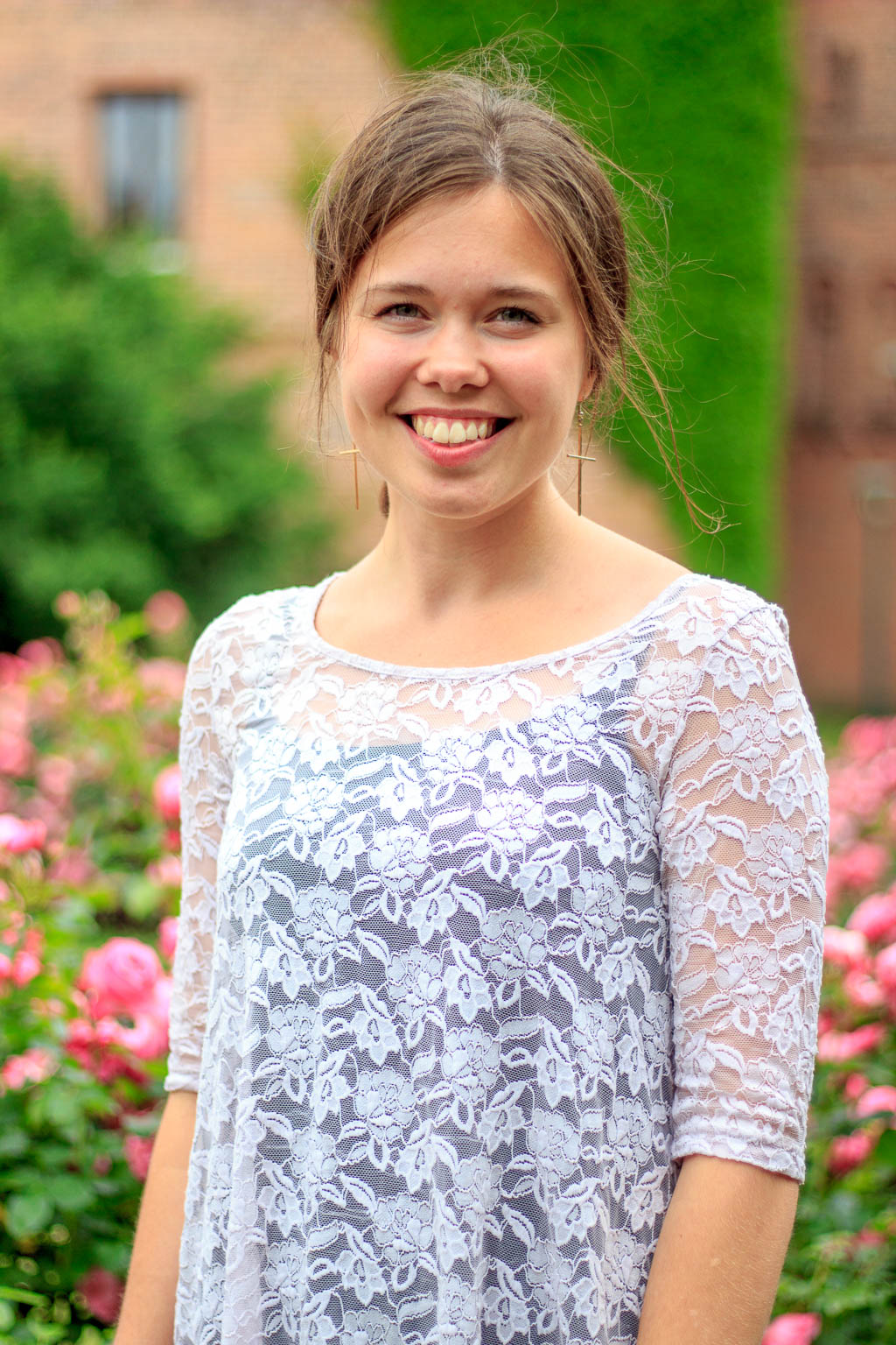 Daniela vid Kungshuset i Lund