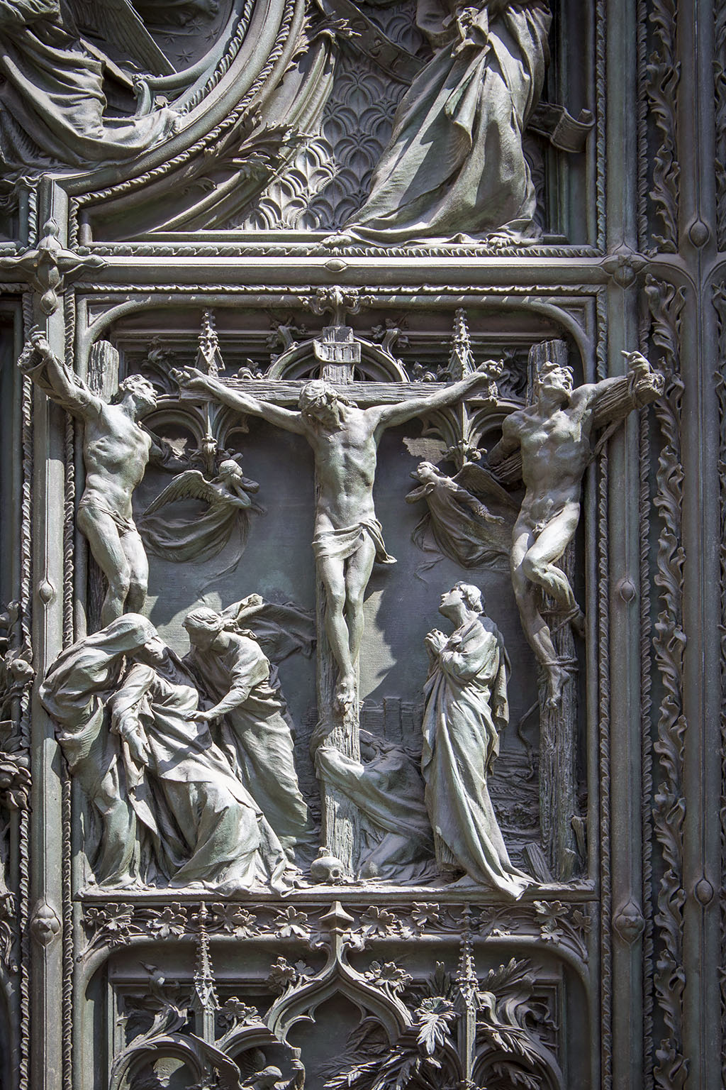 Detalj från domkyrkans fasad
