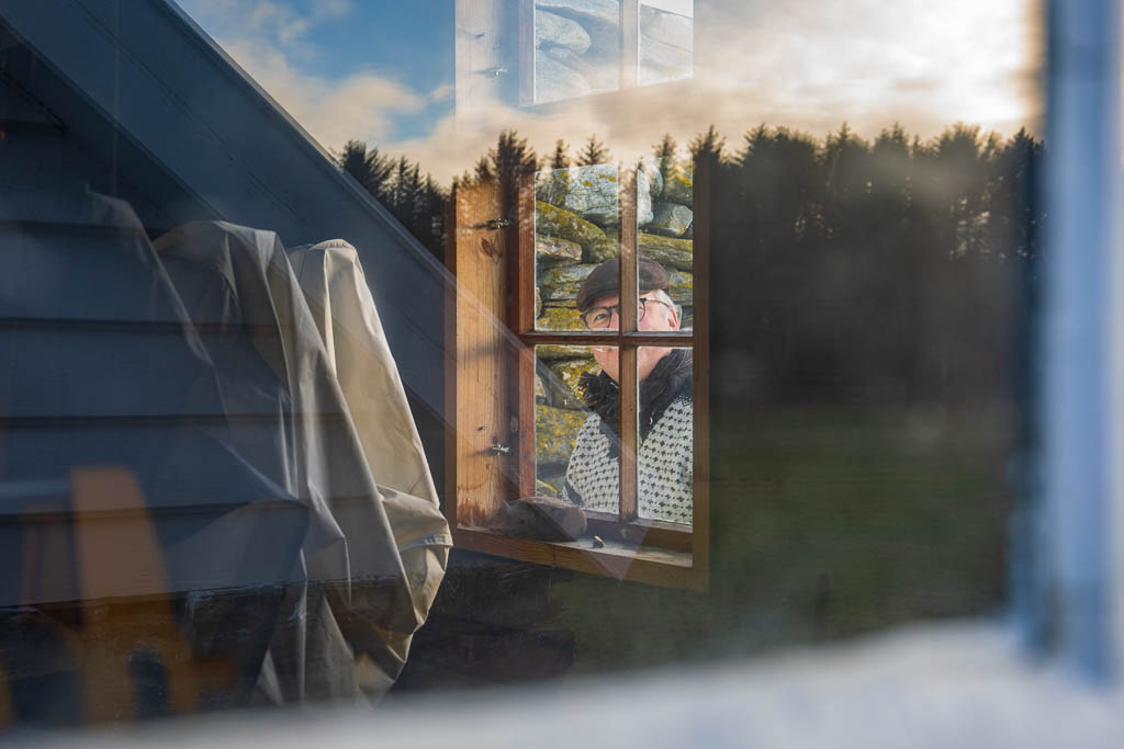 Fönstertitt på Vistnestunet